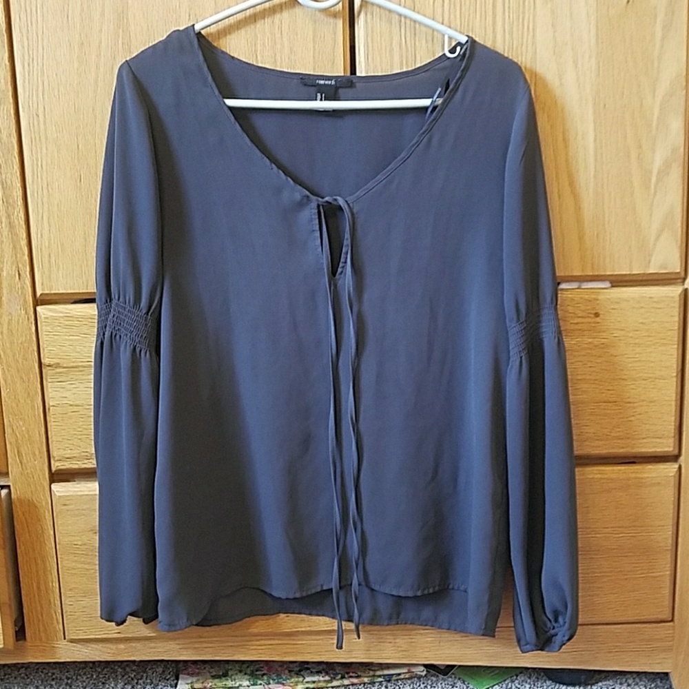 Forever 21 Grey Long Sleeve